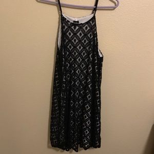 Black and white dress